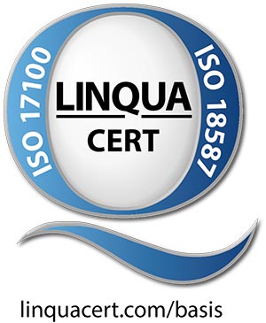 LinquaCert ISO 17100 und ISO 18587 Basis